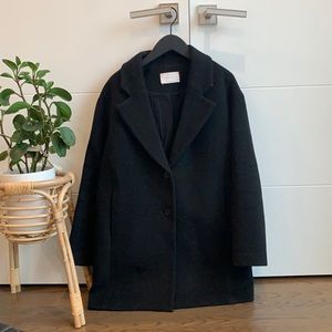Oak+Fort Black Peacoat